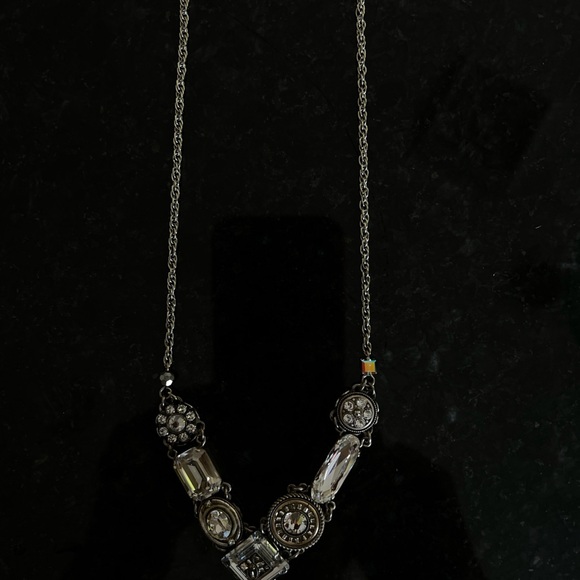 FIREFLY. VERY RARE exquisite Clear-Necklace, Bracelet & matching Earrings set. - Picture 3 of 15